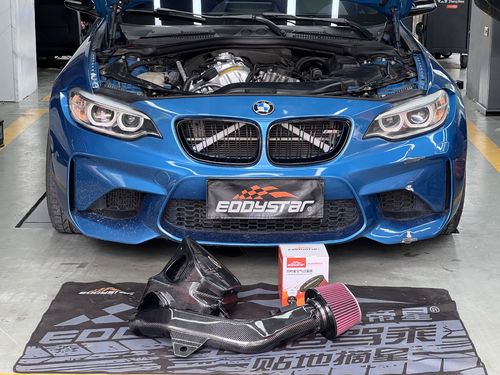 Latest company case about BMW M2 3.0T F87 Equipped with EDDY Carbon Fiber Air Intake Box Kit, Performance Upgraded Again