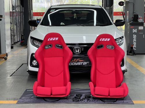 Latest company case about Both Performance and Comfort in One! Honda Civic 1.5T Gets EDDY Racing Seats Upgrade