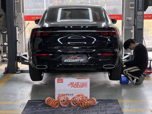 Latest company case about 2024 Geely Xingrui 1.5T Upgraded with Sport Short Springs: Dual Enhancement in Stance & Handling