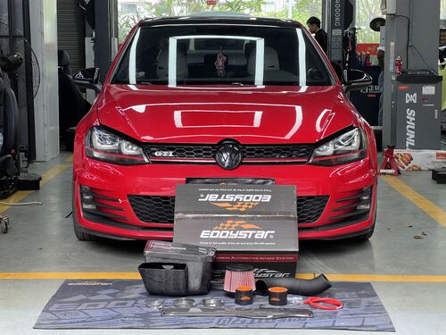 Latest company case about 2017 Volkswagen Golf 7 GTI Upgraded with EDDY Carbon Fiber Intake Box
