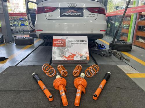 Latest company case about Audi A3L upgraded with EDDY adjustable comfort suspension for a customized driving experience.
