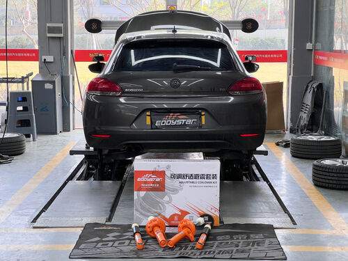 Latest company case about 2013 Volkswagen Scirocco R 2.0T | EDDY Adjustable Comfort Shock Absorber Upgrade: Performance Coexists with Comfort