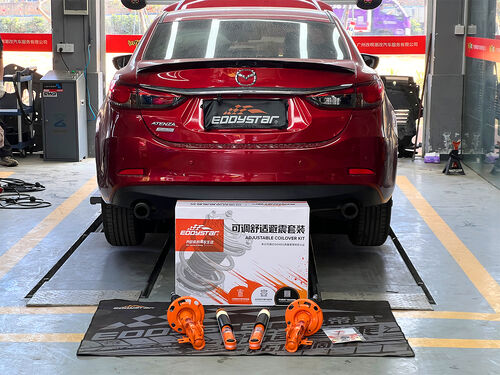 Latest company case about EDDY Shock Absorber Case Sharing | Mazda Atenza 2.0L: Dual Upgrade of Stance and Stability