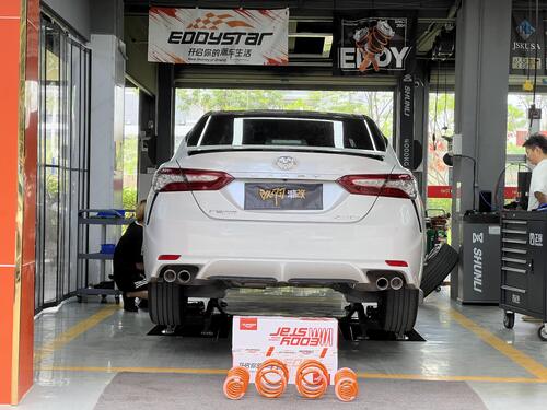 Latest company case about 2020 Toyota Camry 2.0L upgraded with EDDY sport lowering springs, balancing handling and comfort