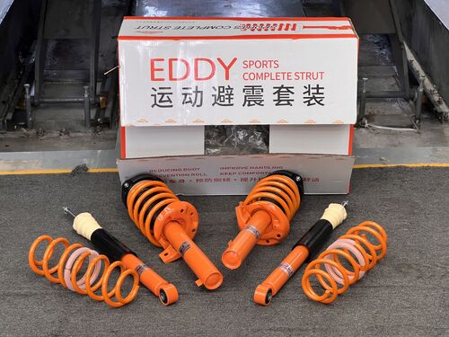 Latest company case about 2008 Volkswagen Sagitar 1.8T upgraded with EDDY sport suspension for improved stance and high-speed performance
