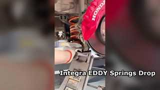 Honda Integra Upgraded with EDDY Sport Short Springs