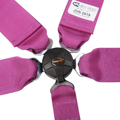 EDDY Purple 5 Point Racing Seat Belt Harness SFI Certificate For Race Car