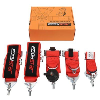 EDDYSTAR Adjustable Racing Seat Belt Race Car 5 Point Camlock Harness