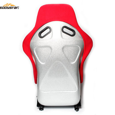 Red Racing Style Car Wide Racing Seats Professional Fiberglass Car Seat