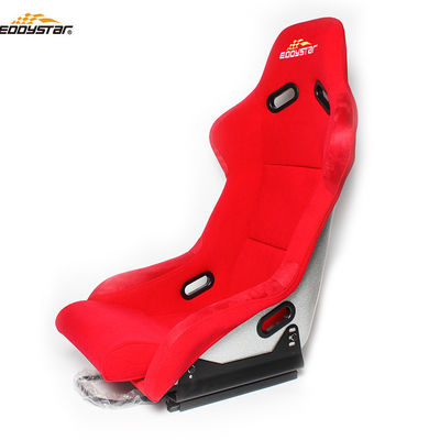 Red Racing Style Car Wide Racing Seats Professional Fiberglass Car Seat