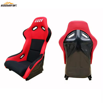 EDDYSTAR Carbon Fiber Bucket Seats Dual Slider Easy Installation For Racing Car