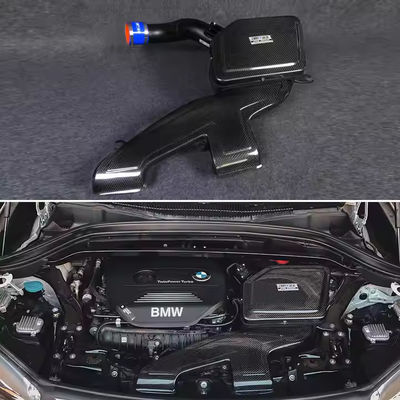 Compact Engine Carbon Fiber Cold Air Intake BMW Brilliance X1 Isolate Engine Heat
