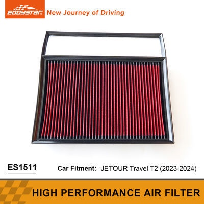 High Flows Washable Panel Air Filter with Steel Wire Mesh JETOUR Travel T2