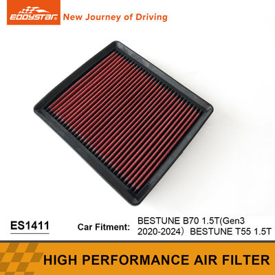 Washable High Flow Panel Air Filter BESTUNE B70 1.5T Filtration Micro Particles