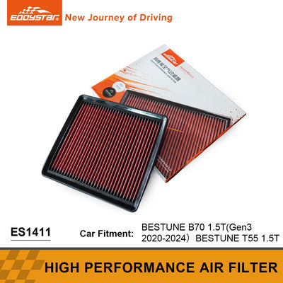 Washable High Flow Panel Air Filter BESTUNE B70 1.5T Filtration Micro Particles