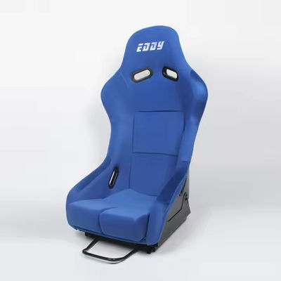 EDDYSTAR Luxury Blue Soft Bucket Racing Seat Customized Racing Car Chair