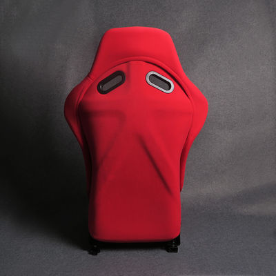 Velvet Material Red Racing Seats Customizable Soft Racing Bucket Seats