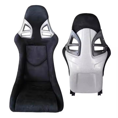 Outdoor Race Simulator Moving Bucket Racing Seat Silver Gray Fashion Durable