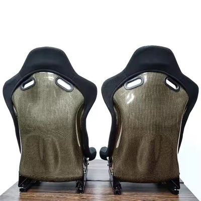 Large Size Bucket Racing Seat Cushion Customizable Logo Black Racing Seats