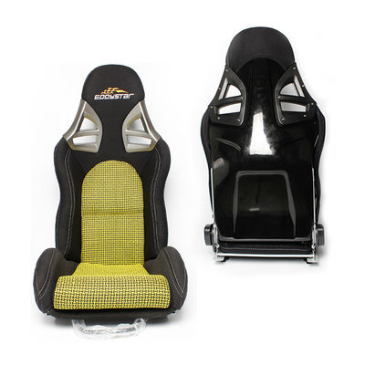 EDDYSTAR Fiberglass Adjustable Racing Seat Easy Installation Racing Car Chair
