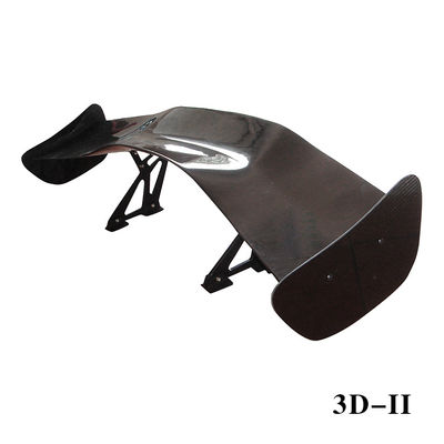 Carbon Fiber Car Rear Spoiler 3D-II Customizable Easy Installation With 3M Tape And Screw