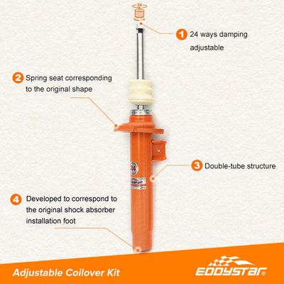 BMW 3 Series Adjustable Shocks And Struts High Precision Car Spare Parts