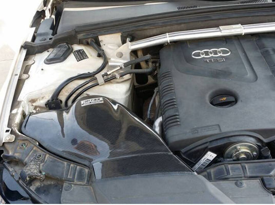 EDDYSTAR Aluminum High Performance Carbon Fiber Air Intake High Efficiency For Audi Q5