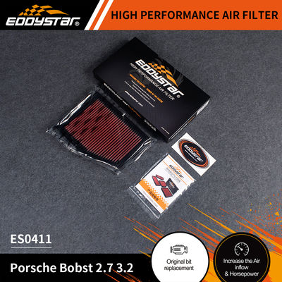 EDDYSTAR High Flow Air Filter for Porsche Bobst 2.7 3.2 with Up to 60,000 Miles Filter Life and ES0411 OE Number