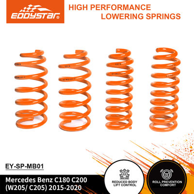 Performance-oriented Sport Lowering Springs for Mercedes Benz C180 C200 C260 C300 C180L 2014-2018 Models with -30mm Lower Stance