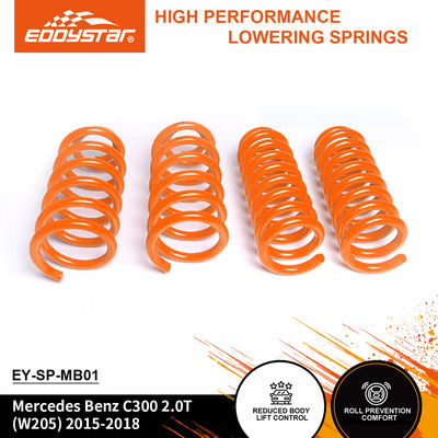 Performance-oriented Sport Lowering Springs for Mercedes Benz C180 C200 C260 C300 C180L 2014-2018 Models with -30mm Lower Stance