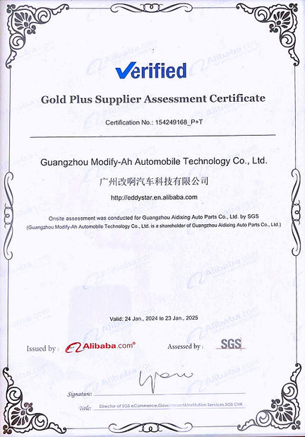 China GUANGZHOU MODIFY-AH AUTOMOBILE TECHNOLOGY CO., LTD certification